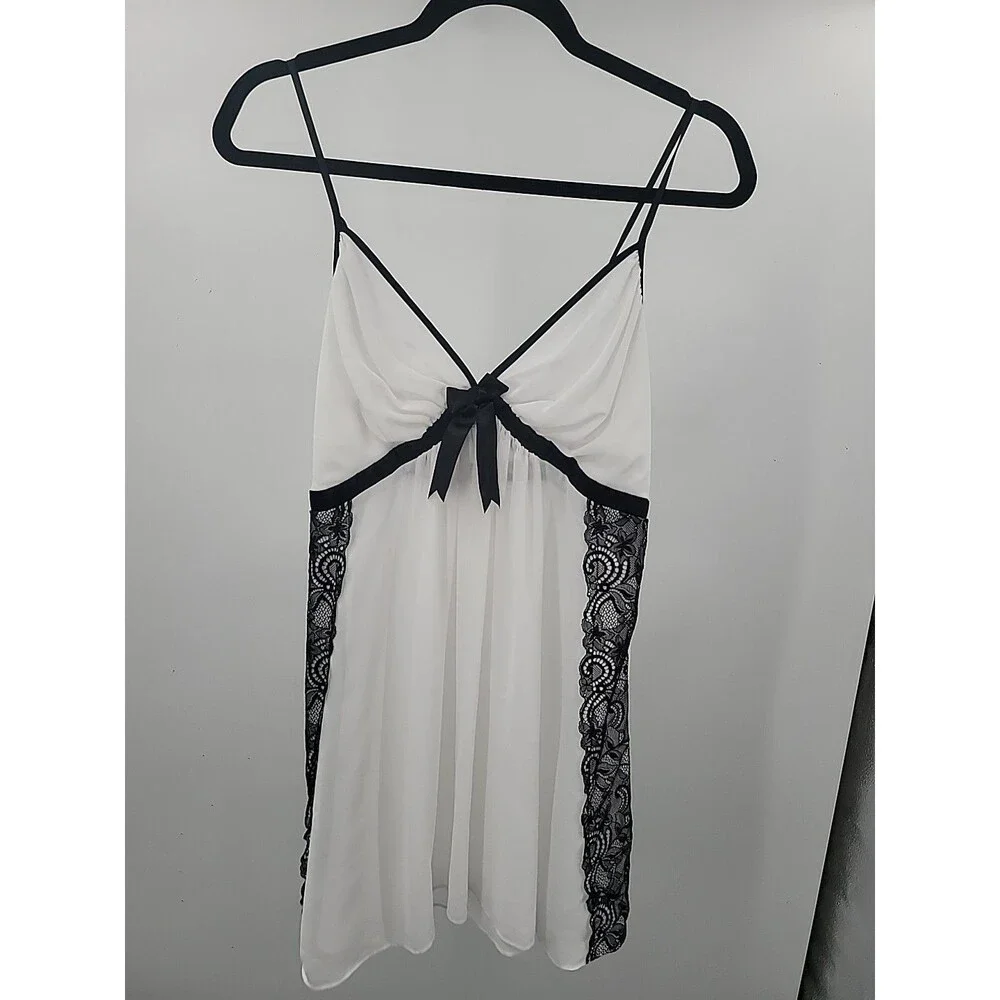 Linea Donatella Babydoll Nightgown Sz L
